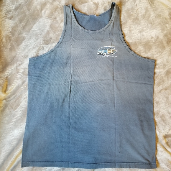 Vintage 90s San Diego WOODY Tank-Top Sz XL Made In USA Distressed Faded VTG - Picture 3 of 10